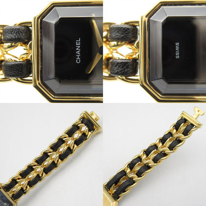 Chanel Premiere S Watch Gp (Gold Plated) Leather