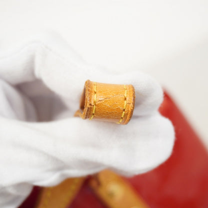 Louis Vuitton Vernis Reed Pm Handbag M91088 Rouge