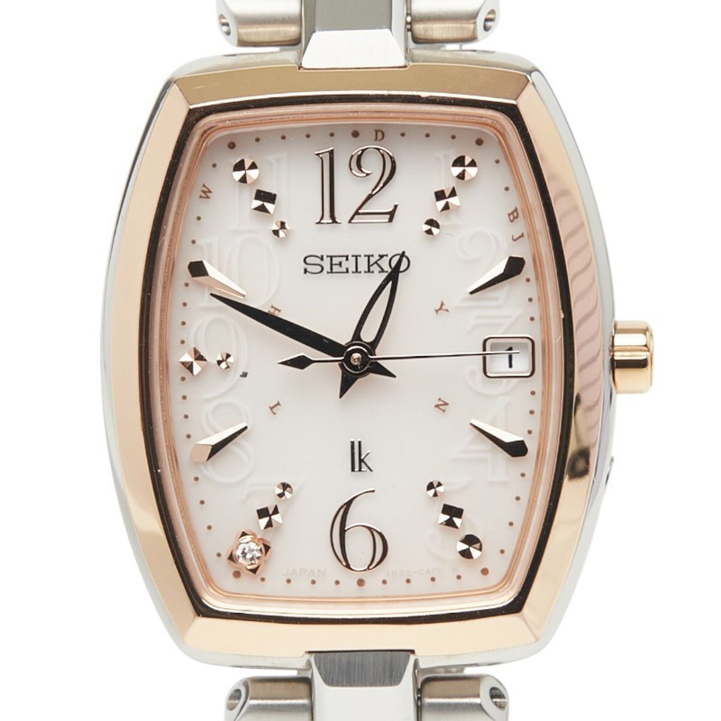 Seiko Lukia Watch 1B32-0Af0 Solar Radio-Controlled