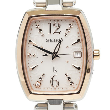Seiko Lukia Watch 1B32-0Af0 Solar Radio-Controlled