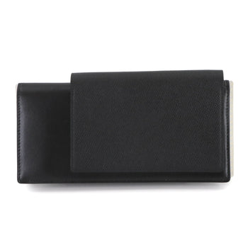 Leather Balenciaga Long Wallet (Bi-Fold)
