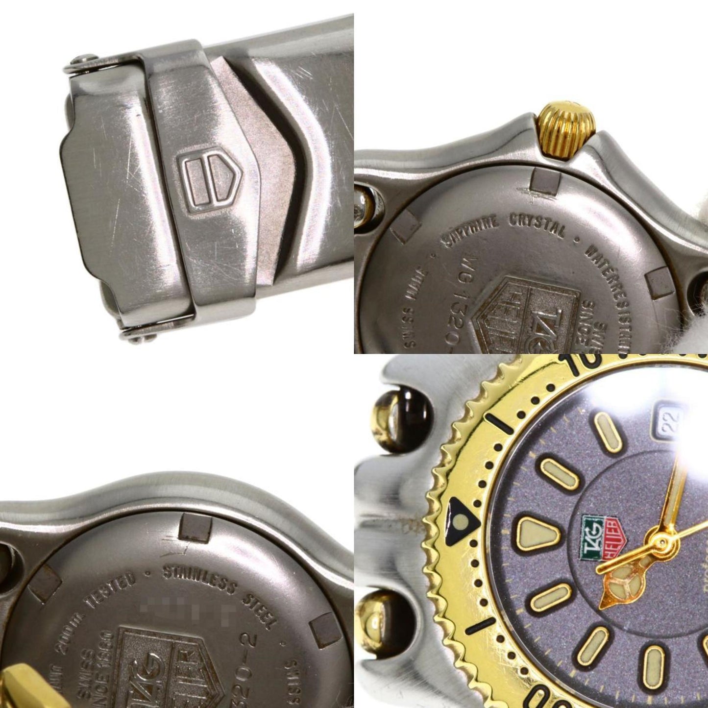 Tag Heuer Wg1320-2 Cell Date Professional Watch In Stainless Steel/Ssxgp