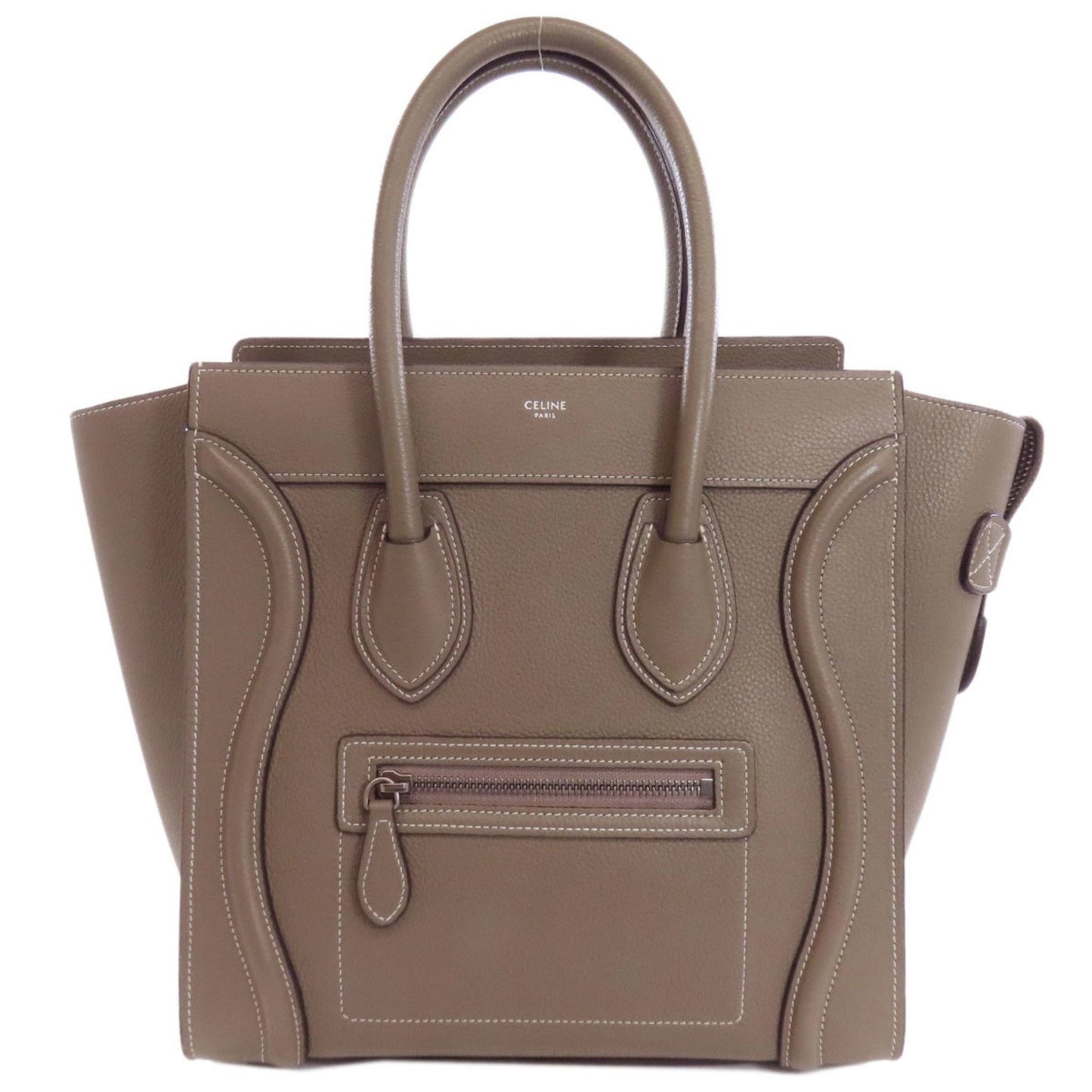 Celine Luggage Micro Tote Bag In Calfskin