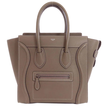 Celine Luggage Micro Tote Bag In Calfskin