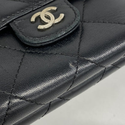 Chanel Matelasse Tri-Fold Wallet In Lambskin