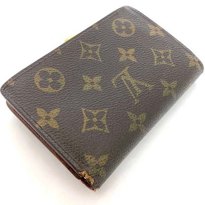 Louis Vuitton Bi-Fold Wallet Ec-22262 Brown Monogram M61663 Canvas Mi1001 Louis Vuitton Compact