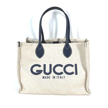 Gucci 772176 Japan Limited Japan Shoulder Bag Shoulder Bag Tote Bag Beigebased X Black Dark Navy