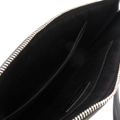 Like New Yves Saint Laurent 530013 Clutch Bag In Black Leather