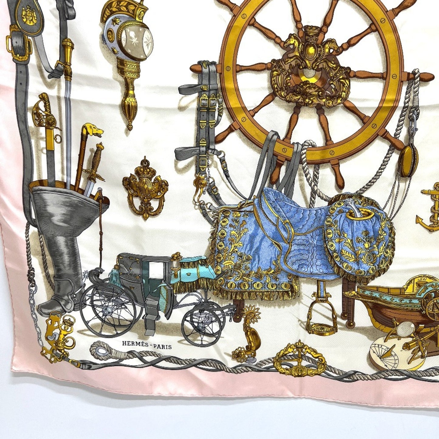 Hermes Musee Carr 90 Silk Scarf For Women