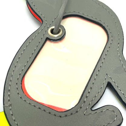 Louis Vuitton M63280 Monogram Titanium Porte Address Dog Pop-Up Limited Edition Charm Canvas