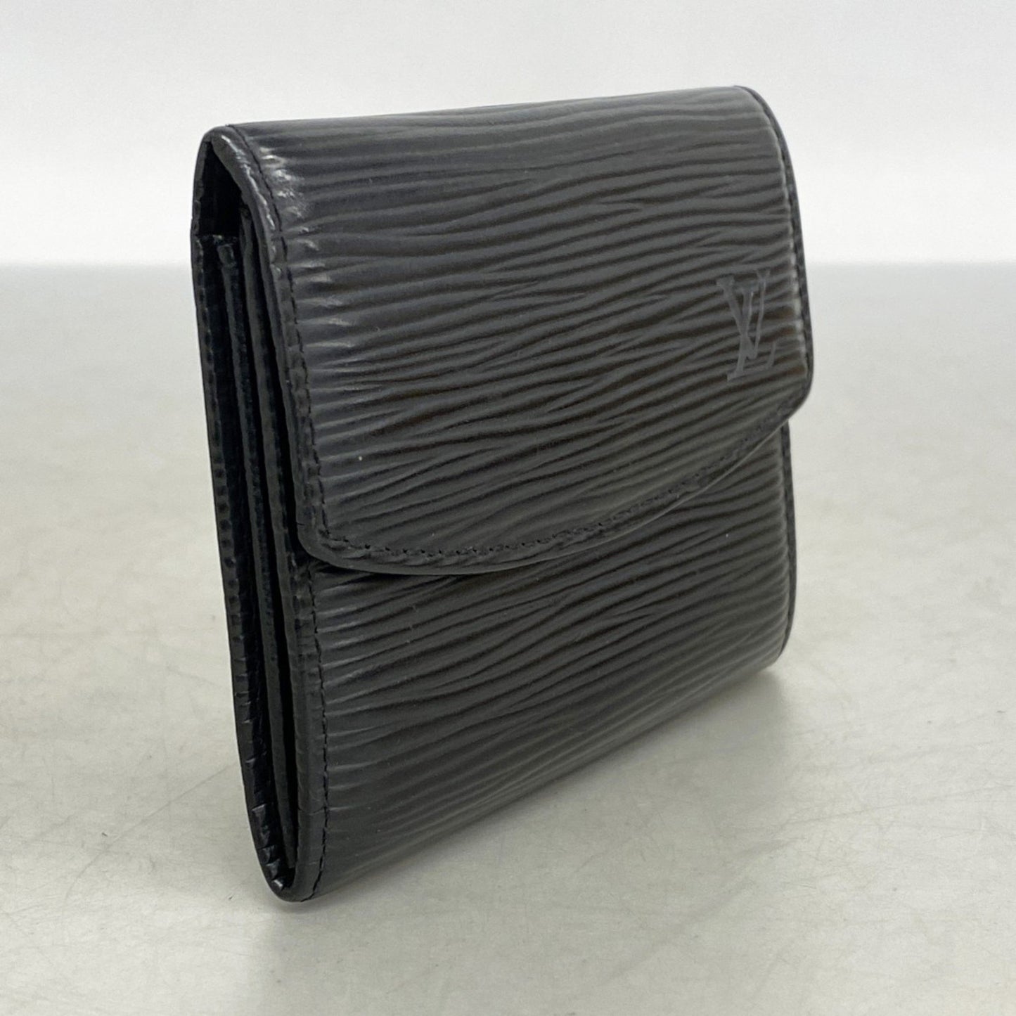 Louis Vuitton Epi Wallet/Coin Case Porte Monnaie Sample M63412 Noir