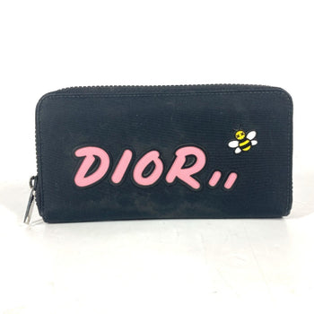 Christian Dior Dior Kaws Collaboration Round Long Wallet Nylon