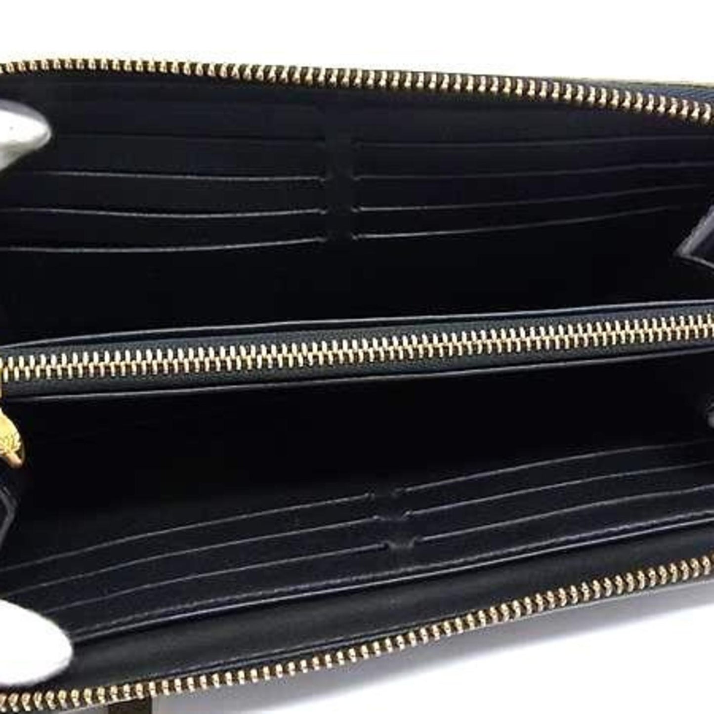 Louis Vuitton Suhali Zippy Wallet M93029 Black Leather Round Long