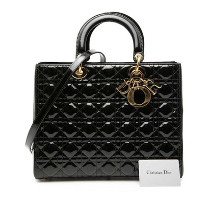 Christian Dior Dior Cannage Lady Large Handbag/Shoulder Bag