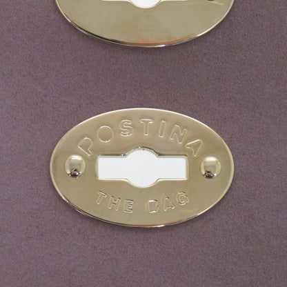 Like New Zanellato Postina L Brandine 2-Way Leather Handbag 30134005 Purple 0617