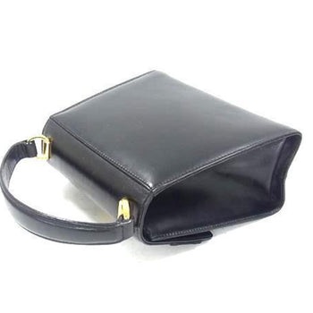 Salvatore Ferragamo Vara Ribbon Handbag At-21 5677 Black Leather