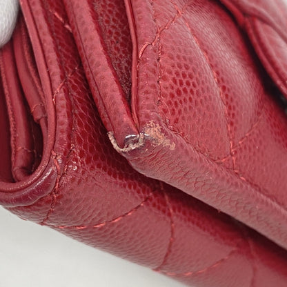 Chanel Matelasse Caviar Leather Tri-Fold Wallet