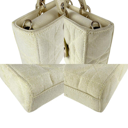 Christian Dior D-Joy Canvas Handbag/Shoulder Bag For Women
