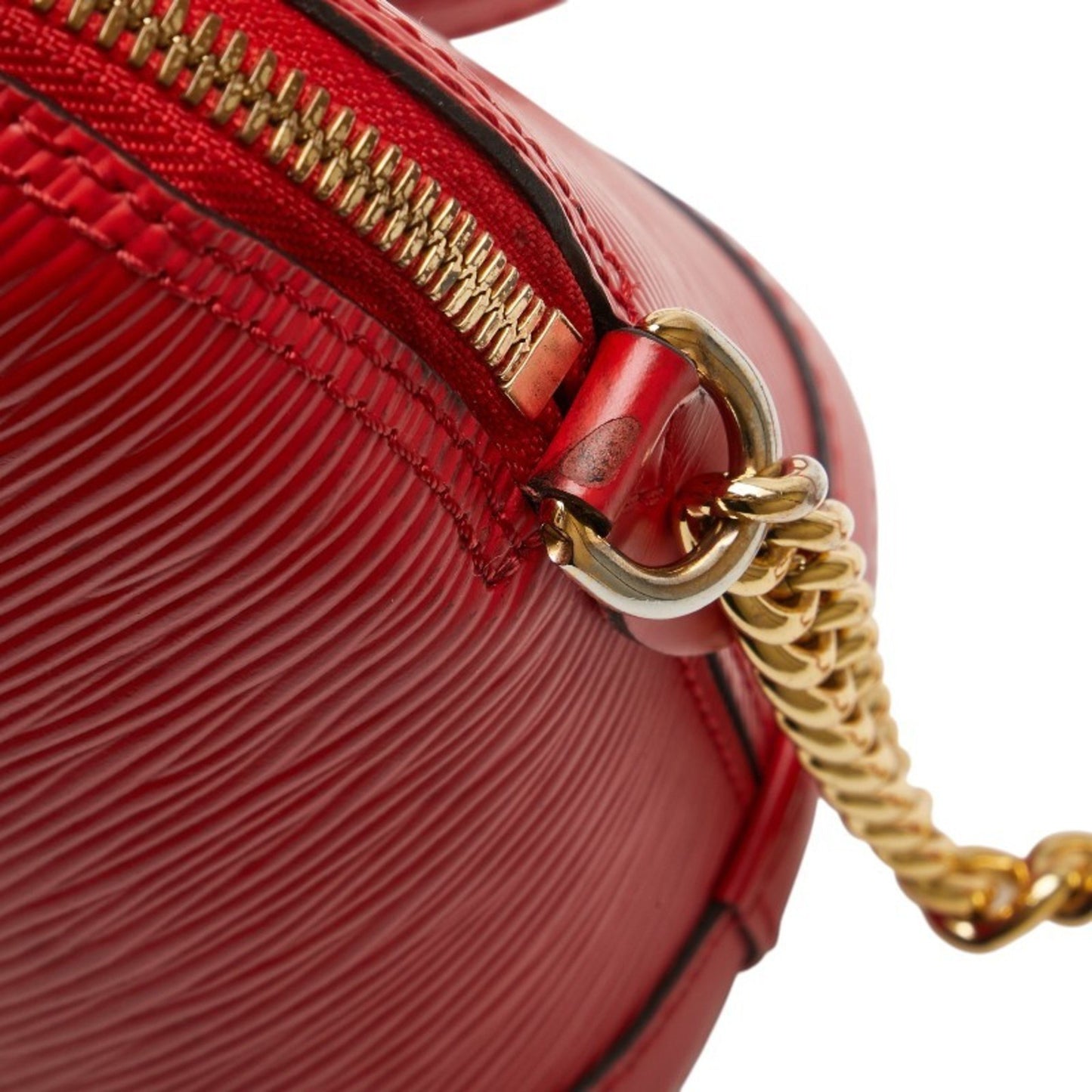 Louis Vuitton Epi Alma Mini Shoulder Bag M51404 Cocorico Red Leather