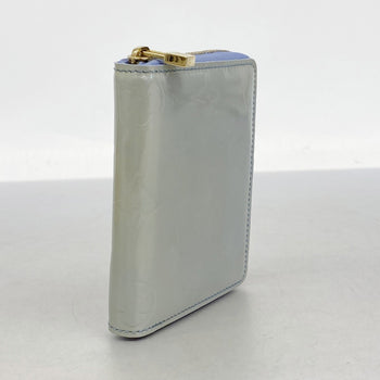 Louis Vuitton Vernis Bloom Wallet M91016 Baby Blue