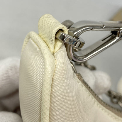 Prada Shoulder Bag Nylon White