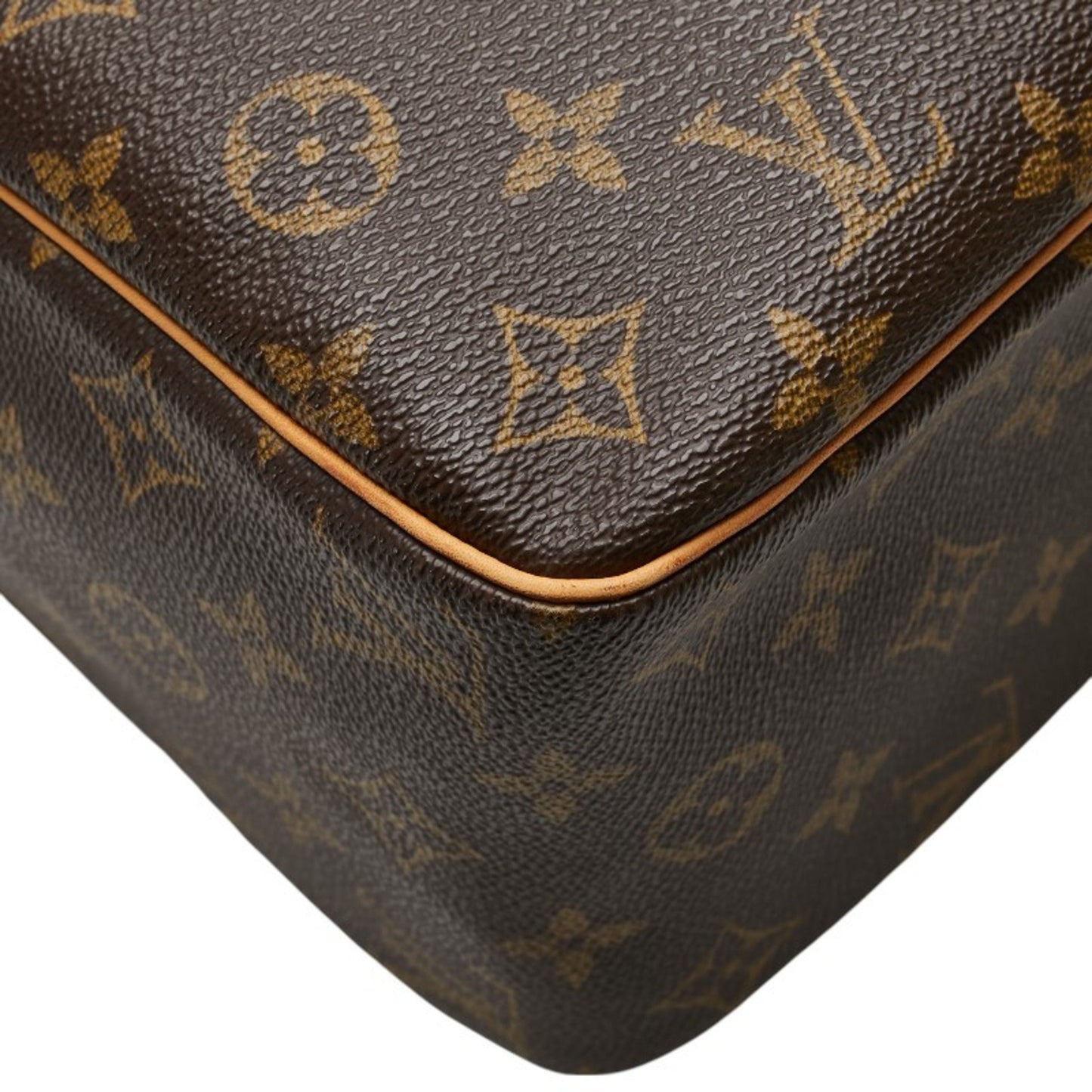 Louis Vuitton Monogram Cite Gm Handbag/Shoulder Bag M51181 Brown Leather