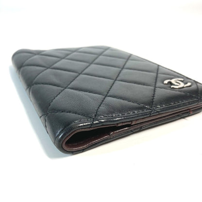 Chanel Cc Logo Coco Mark Matelasse Quilted Cover Case Stationery Passport Leather