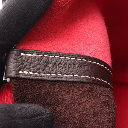 Hermes Herms Picotin Pm Rouge Serie Rose Mexico Handbag In Taurillon Clemence Leather