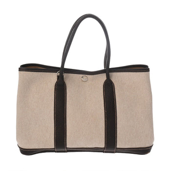 Hermes Garden Party Tpm Marron ?I Stamp (Circa 2005) Women'S Toile H Buffle Skipper Handbag