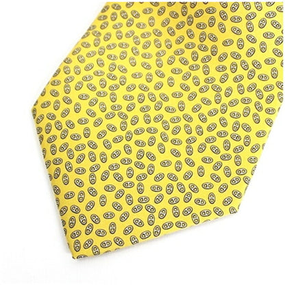 Hermes Silk Necktie Chaine D'Ancre Pattern Hermes