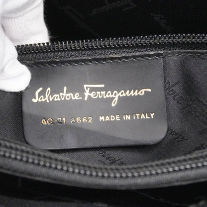 Salvatore Ferragamo Gancini Leather Shoulder Bag