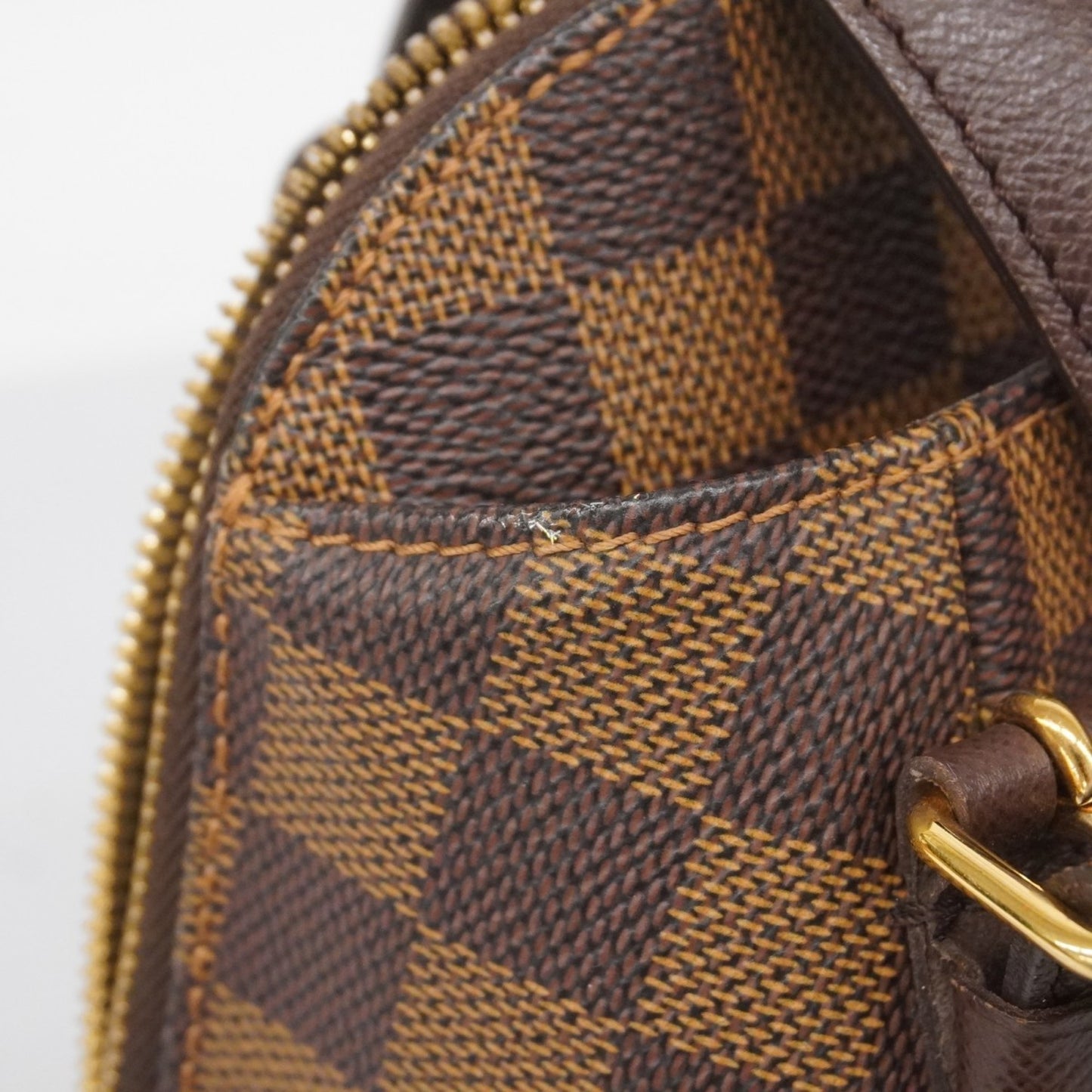 Louis Vuitton Damier Belem Mm Shoulder Bag N51174 Ebene