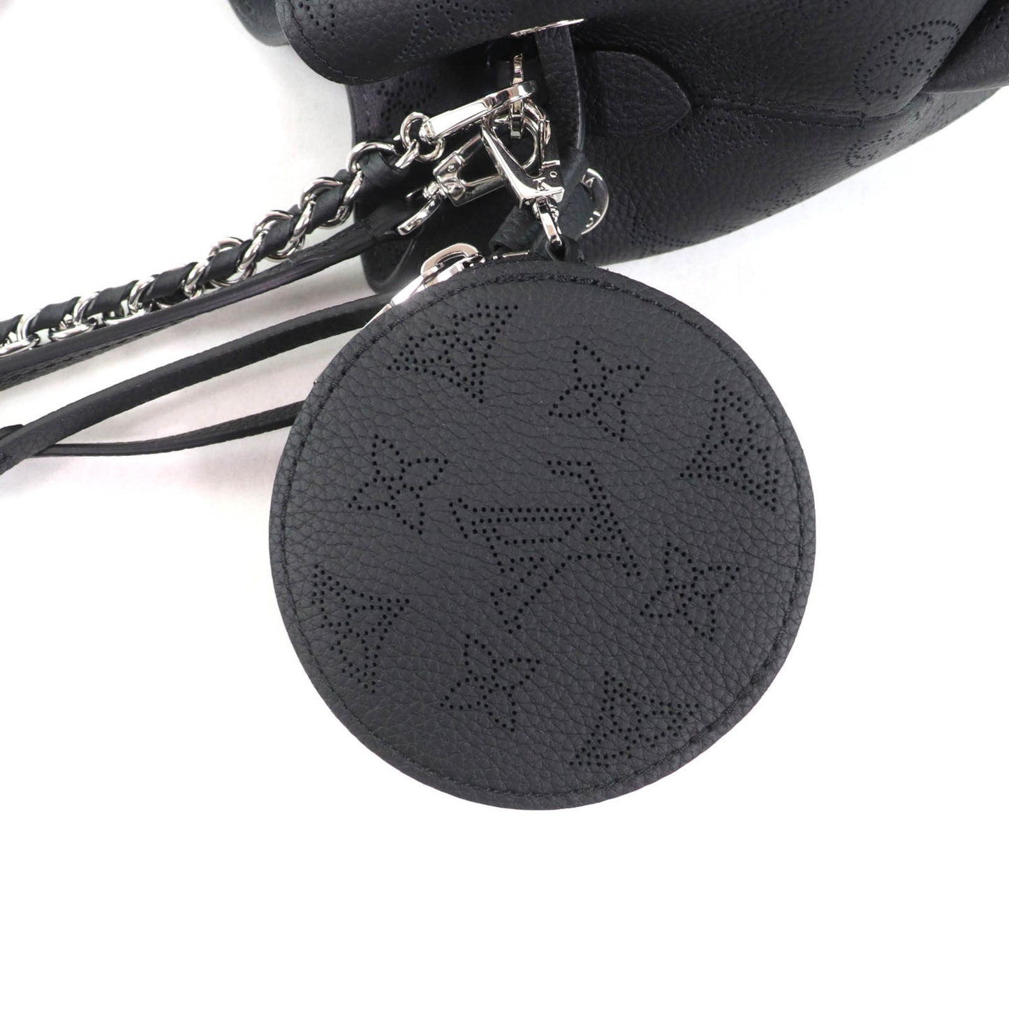 Louis Vuitton M57070 Bella Noir Mahina Leather 2-Way Shoulder Bag