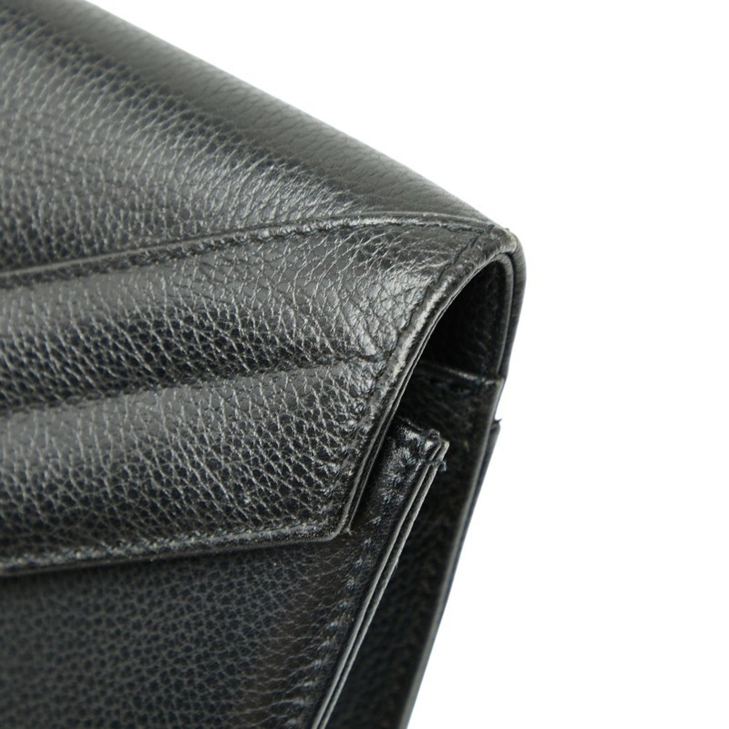 Saint Laurent Second Bag Clutch Black Leather