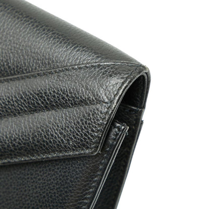 Saint Laurent Second Bag Clutch Black Leather