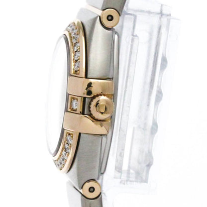 Omega Constellation Brush 18K Rose Gold Steel Watch 123.25.24.60.05.002 Polished