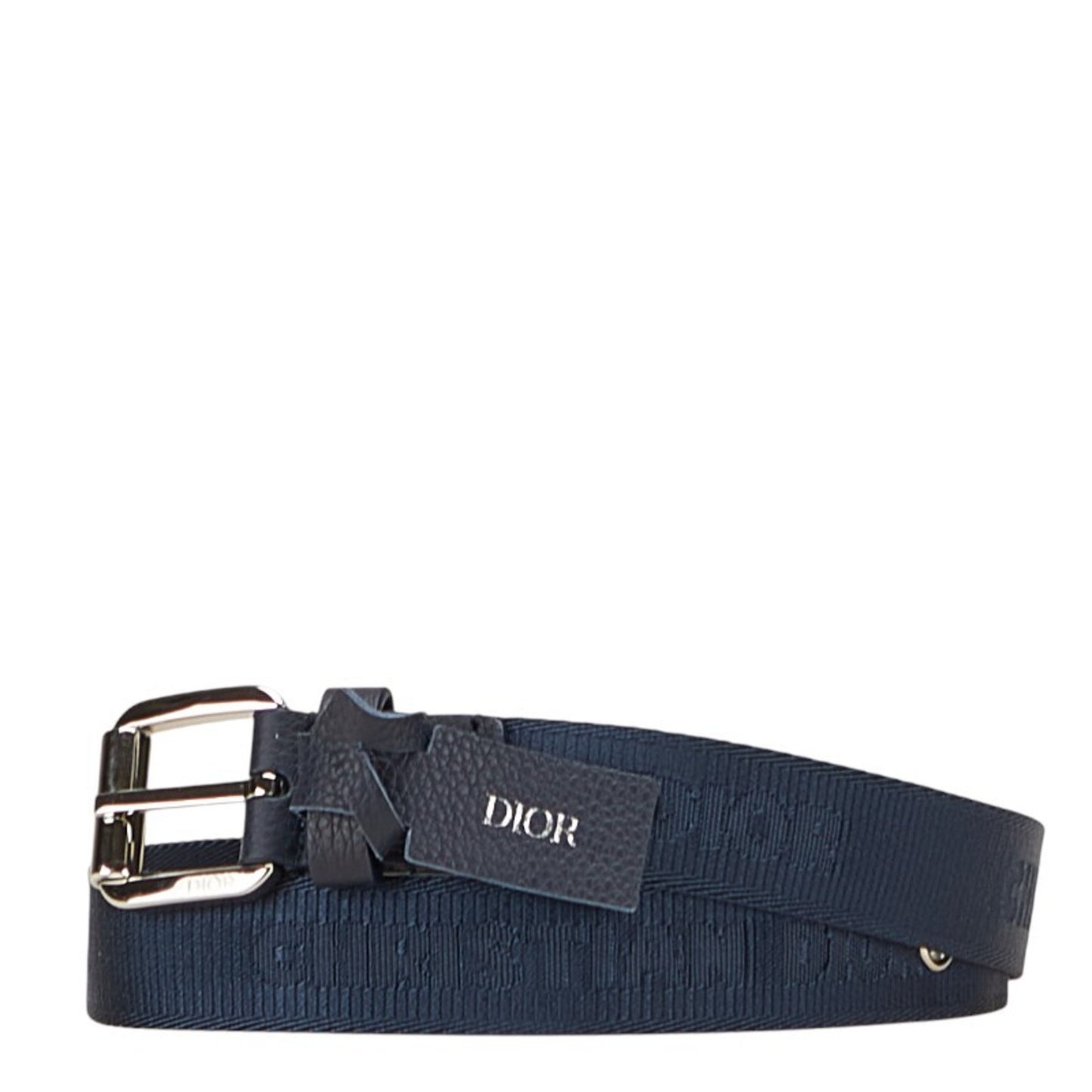 Christian Dior Dior Belt Navy Nylon