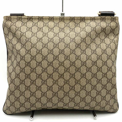 Gucci 201446 Shoulder Bag Brown Gg Supreme Canvas