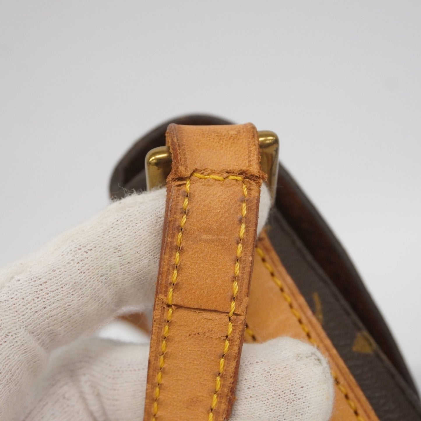 Louis Vuitton Monogram Chantilly Mm Shoulder Bag M51233 Brown