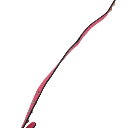 Valentino Studded Shoulder Bag In Pink Leather