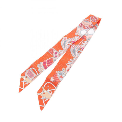 Hermes Herms Odyssey Twilly Silk Scarf