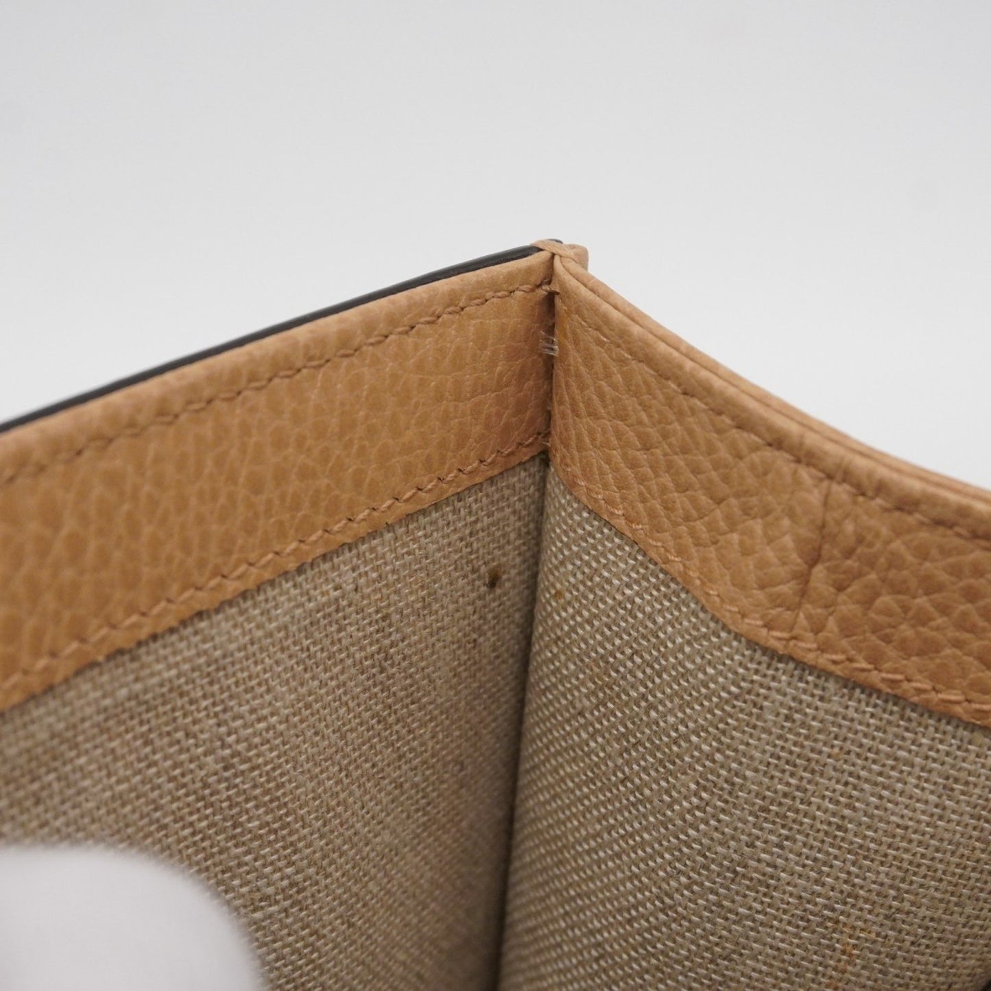 Gucci Interlocking G Shoulder Bag 510304 Leather Beige Champagne