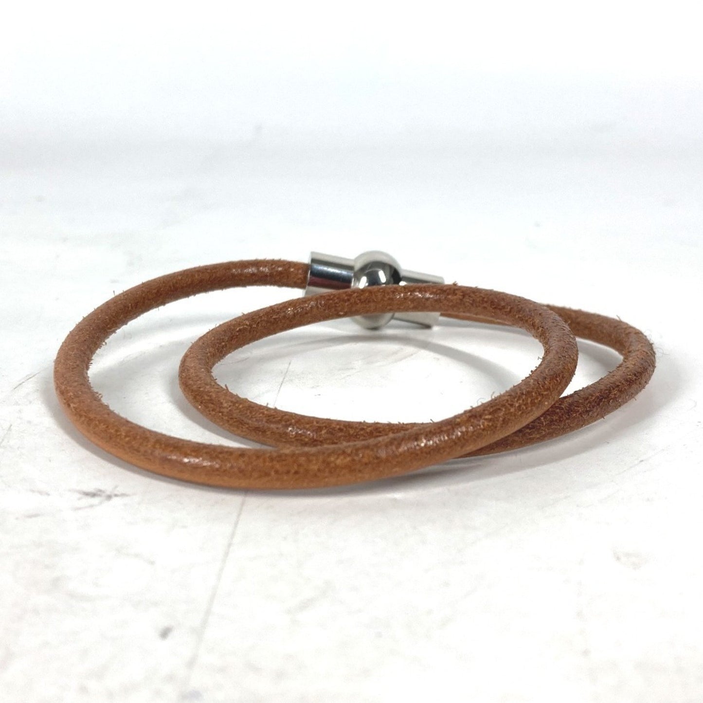 Hermes Hermes Double Bracelet Accessory Choker Leather
