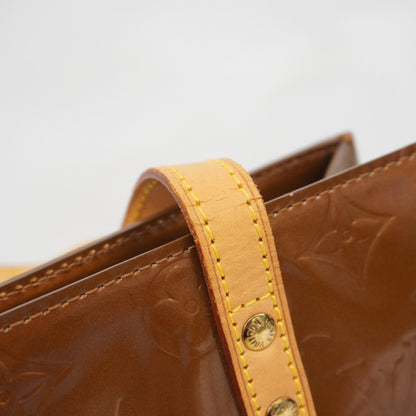Louis Vuitton Vernis Reed Mm Tote Bag M91143 Bronze