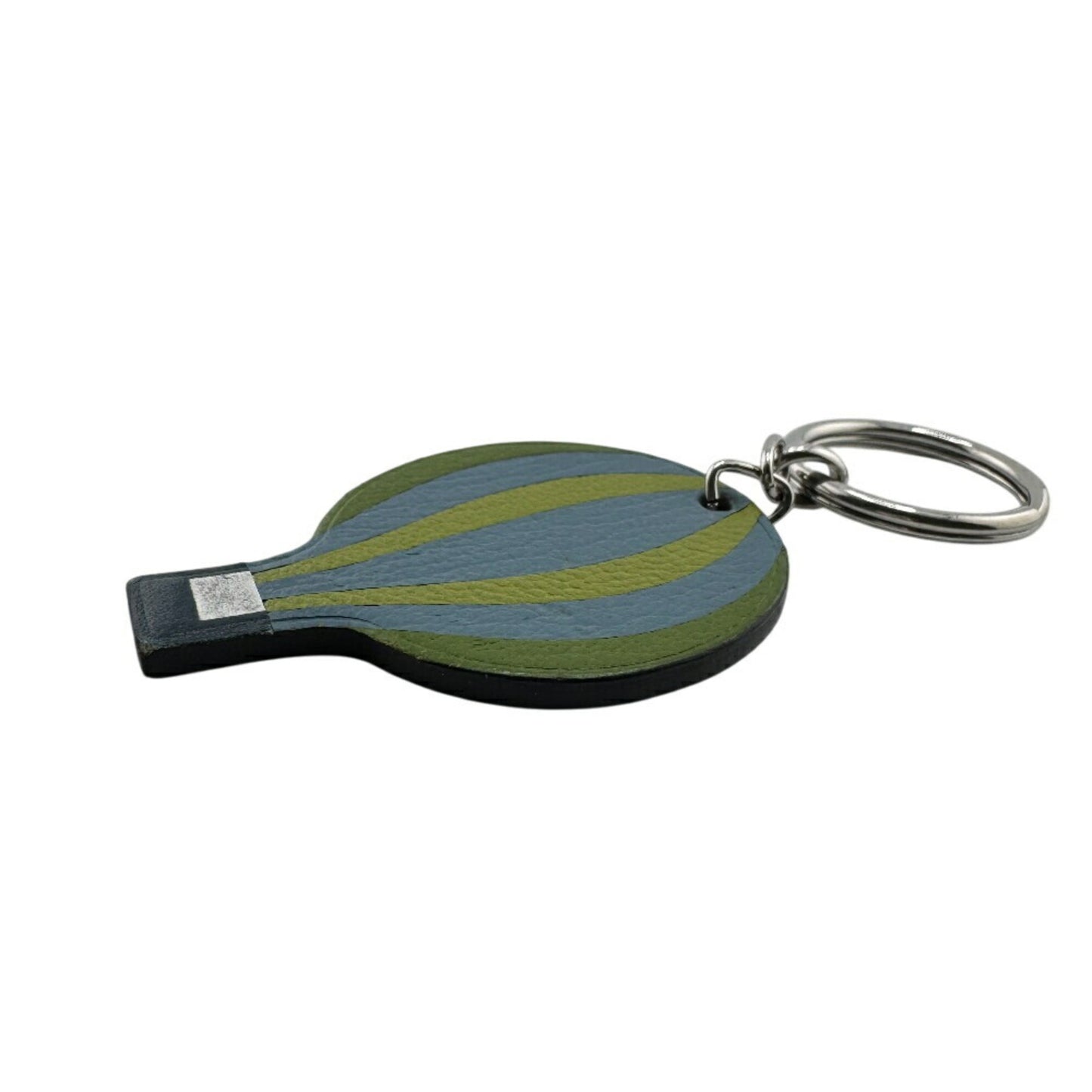 Hermes Balloon Motif Bag Charm Key Ring Holder Wallet Green