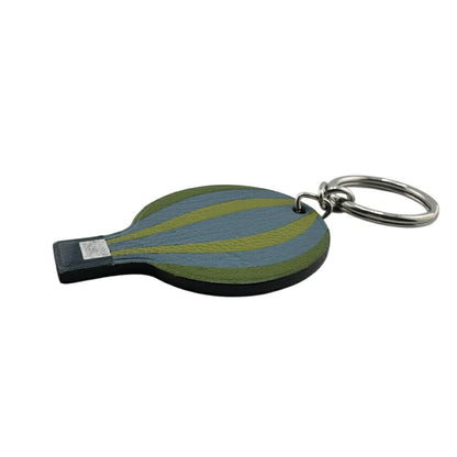 Hermes Balloon Motif Bag Charm Key Ring Holder Wallet Green