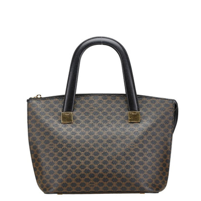 Celine Macadam Handbag In Black