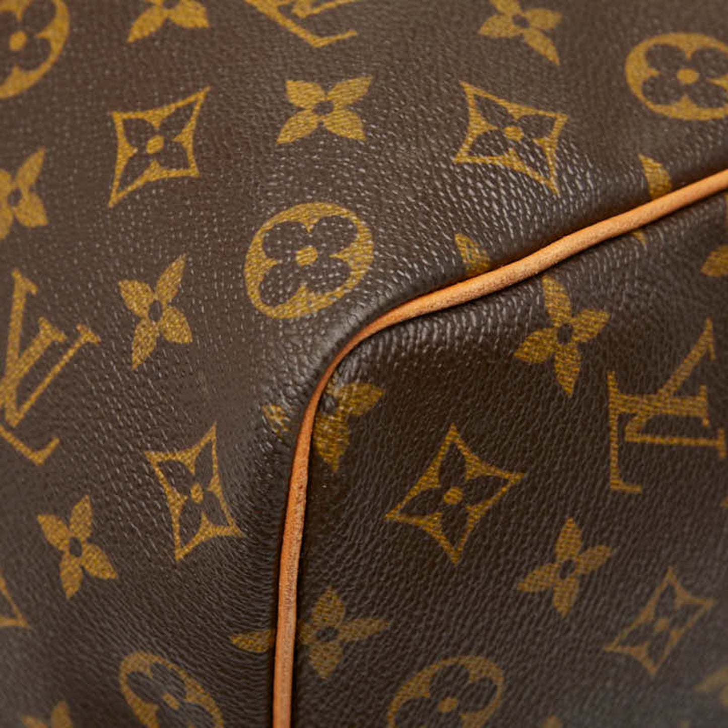 Louis Vuitton Monogram Keepall 50 Boston Bag M41426 Brown Leather