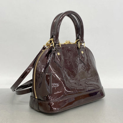 Louis Vuitton Vernis Alma Bb Handbag M91678 Amaranth