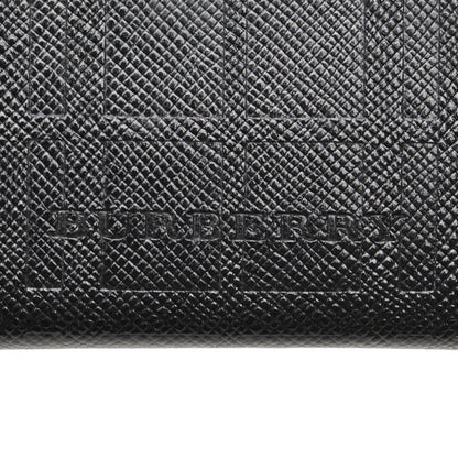 Burberry Embossed Check Nova Wallet/Coin Case With Clasp Closure